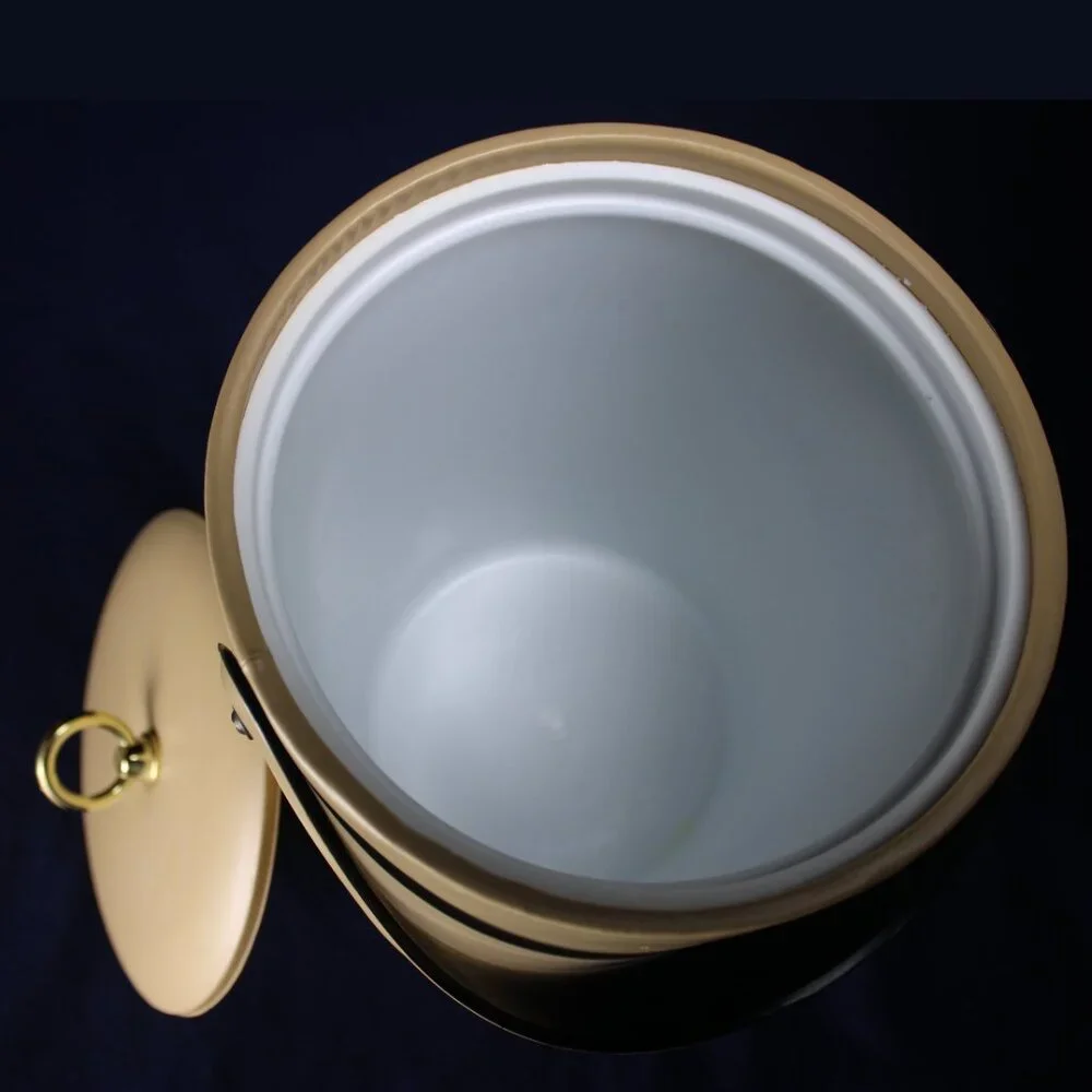 Vintage Georges Briard Leather Look Ice Bucket
